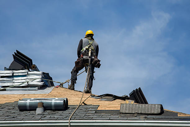 Professional Roofing technician working in Hartford, VT
